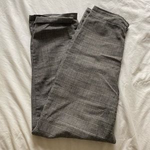 Brandy Melville black and white plaid pants